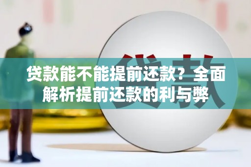 绥德贷款能不能提前还款？全面解析提前还款的利与弊