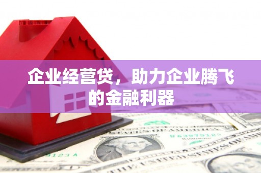 绥德企业经营贷，助力企业腾飞的金融利器