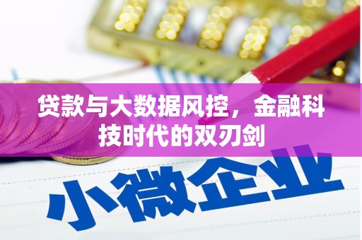 绥德贷款与大数据风控，金融科技时代的双刃剑