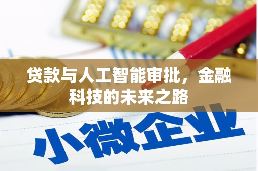 绥德贷款与人工智能审批，金融科技的未来之路