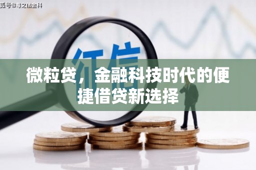 绥德微粒贷，金融科技时代的便捷借贷新选择