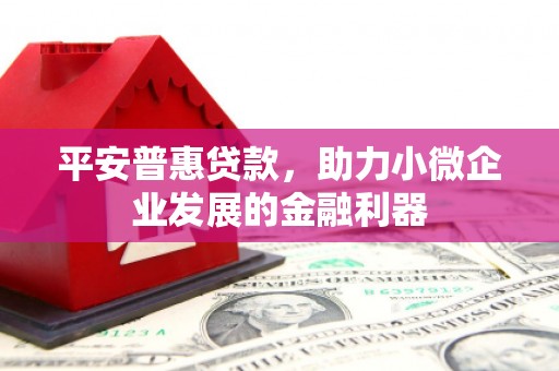 绥德平安普惠贷款，助力小微企业发展的金融利器